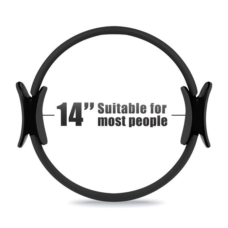 RitFit Pilates Ring Circle - 14 Inch Magic Fitness Circle for Toning Inner & Outer Thighs, Bonus Workout Guide Included - Image 2